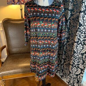 Dress Works knit Christmas dress  XS